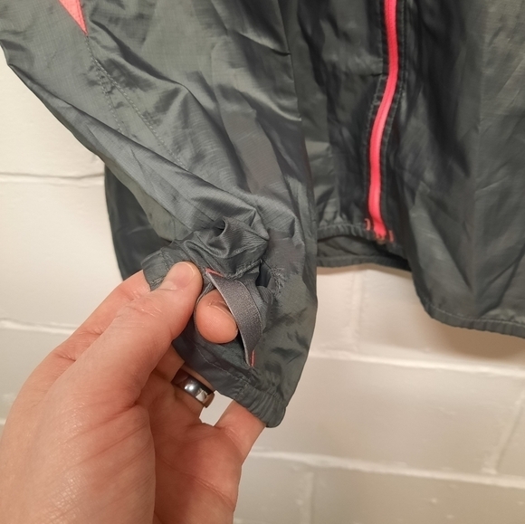 Salomon Women's Large Lightweight Climawind Jacket Pink Gray Size Large - Picture 3 of 7